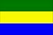 3 x 5 Feet Gabon Poly - indoor International Flag Made in US. By HOF