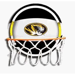 PTC Intl 03123 University Of Missouri Tigers Neon Basketball Hoop