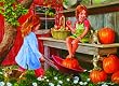 Pumpkin Girls (1,000 Piece Puzzle)