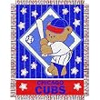 Chicago Cubs MLB Triple Woven Jacquard Throw (044 Series) (36"x46")