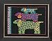 Laurel Burch Dogs! Dog Pyramid On Aida Counted Cross Stitch-5x5 14 Count