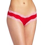 JezebelWomen'sShowOffCheekyBoyleg,AmazingRed,Small