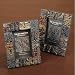 Two's Company Im-press-ive vintage batik print block photo frame