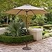 Hanover TRADITIONSUMB Tiltable Umbrella for The Traditions Outdoor Furniture Collection, 9-Feet
