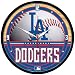 MLB Los Angeles Dodgers Round Clock