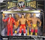 Hulk Hogan, Brutus Beefcake & Jimmy Hart Classic Superstars 3-Pack WWE Toy Wrestling Action Figures