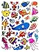 Fish Whale Shape Stickers for Scrapbook (10 Sheets)
