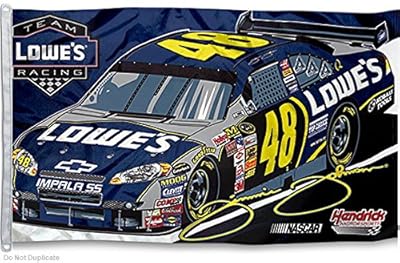 Jimmie Johnson Official NASCAR 3ftx5ft Banner Flag by Wincraft