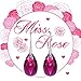 LadyColour Hot Pink Drop&Dangle Earrings Made with Crystals from Swarovski,Women Fashion Jewelry,gift for wife,girlfriend,families and friends on Birthday,Christmas Day,Valentines Day,Mother's Day