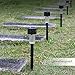 Momentum BLK-56732 Kealive Stainless Steel LED Solar Powered Path Light, 6-Piece