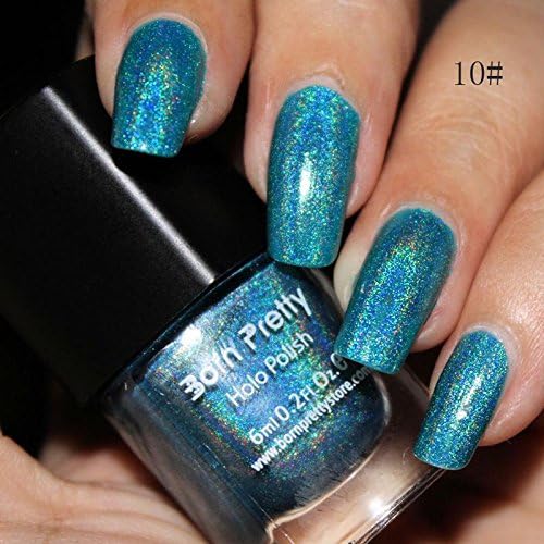 PrimeKey 6ml Hologram nail polish Polish Varnish Hologram Effect 12 Color 10#
