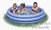 Blue Inflatable Toddler Kiddie Wading Pool