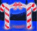 Product Works LLC 56592 Candy Cane Mesh Archway