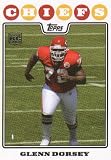 2008 Topps #393 Glenn Dorsey - Kansas City Chiefs (RC - Rookie Card) (Football Cards)