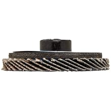 Weiler BobCat 2" Diameter, 80 Grit, Zirconium, Plastic Backing, Specialty Abrasive Flap Mini Disc