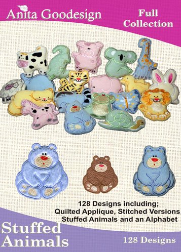 Anita Goodesign Embroidery Designs Cd Stuffed Animals