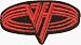 Van Halen - Black & Red VH Logo - Embroidered Iron On or Sew On Patch