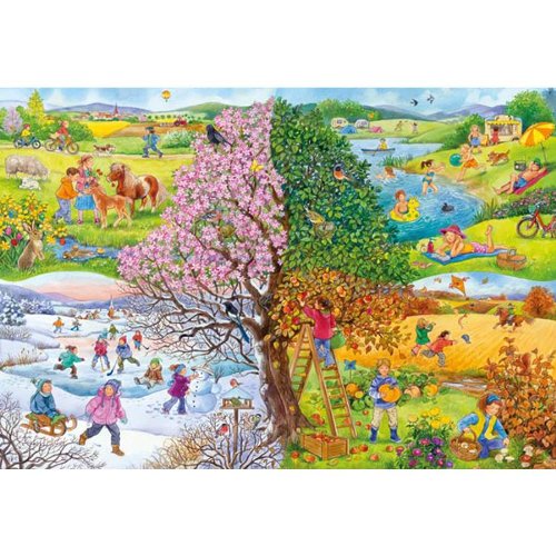 Ravensburger 05503 - 4 Jahreszeiten - 27 Teile Puzzle