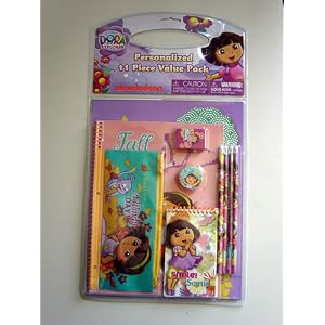 Dora the Explorer Personalized 11 Piece Value Pack