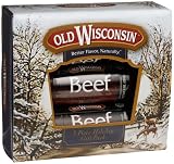 Old Wisconsin Beef Summer Sausage Gift Box (9-ounce each), 3-Piece Gift Boxes (Pack of 2)
