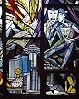 Stained Glass Incl. Casino Design, Vegas's Guardian Angel Cathedral - Memorable 16x20-inch Photographic Print by Carol M. Highsmith