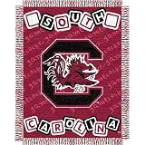 South Carolina Fighting Gamecocks NCAA Triple Woven Jacquard Throw (044 Series) (36x46)