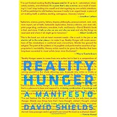 Reality Hunger: A Manifesto