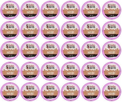Beantown Roasters, Individual Coffee Blends, Single-serve Coffee for Keurig K-cup Brewers (Hazelnut, 30 Count)