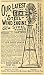1892 Ad Steel Wind Mill Engine Gem Steel Tower Batavia Illinois Farm Machinery - Original Print Ad