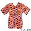 Boise State Scrubs Top Shirt Boise State University Broncos 100% Natural Cotton - NOT a CHEAP BLEND - For HIM or HER- GIFT Ideas for Man Men Woman Women Ladies Nurses MOM Mother or DAD Father