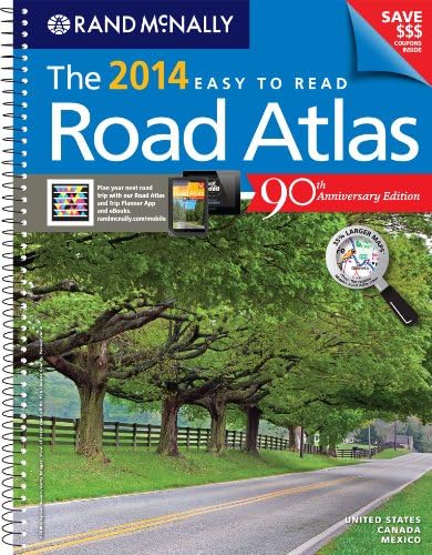 Rand McNally 2014 Midsize Deluxe Easy to Read Road Atlas (Rand McNally Easy to Read!)