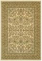 Couristan 7018/0003 Izmir Floral Mashhad 5-Feet 3-Inch by 7-Feet 6-Inch Rug, Cream