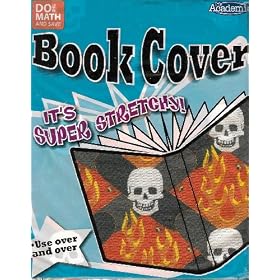 Skulls and Flames Stretchable Book Cover