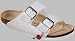 Birkenstock Slipper ''Arizona'' aus Birko-Flor in wei? mit schmalem Fussbett