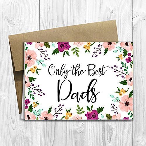 Dads Get Promoted to Grandpa - We're having a baby! - Pregnancy Announcement Card (5x7 size)