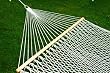 Cotton Double Wide Hammock with Solid Wood Spreaders