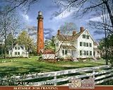  : Currituck Beach House and Lighthouse Jigsaw Puzzle 550pc