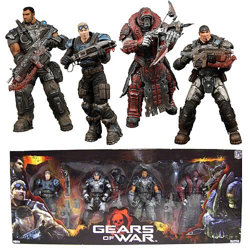 NECA Gears of War Series 2 7" Action Figure Box Set