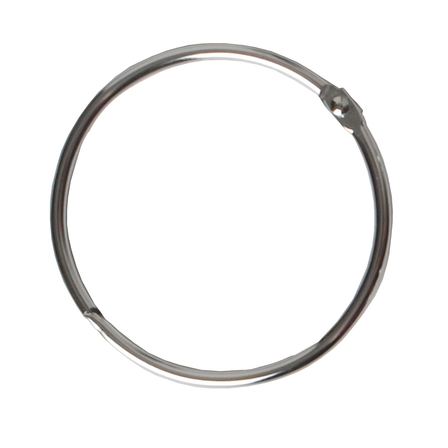 Maytex Mills Metal Circular Shower Ring, Chrome, Set of 12 , New, Free
