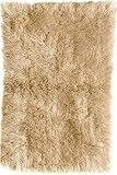 Premium Flokati Area Rug, 5x7, BEIGE