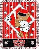 Cincinnati Reds - MLB baby 36"x 46" Triple Woven Jacquard Throw - 36x46
