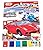 Savvi Magic Paint Posters ~ Speed Machines (Cars and Motorcycles Take the Track; 12 Posters, 6" x 8")