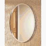 Beveled Oval Mirror