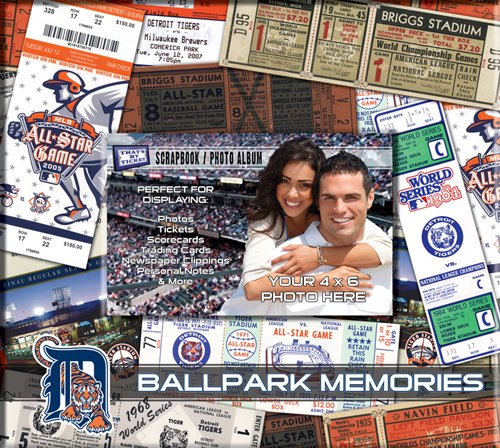 MLB Detroit Tigers Scrapbook