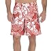 Merona Hibiscus Swim Shorts - Red