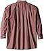Wrangler Men's Big and Tall George Strait One Pocket Long Sleeve Burgundy Woven Shirt