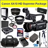 Canon XA10 HD Professional Camcorder + Big Mike's Supreme Package