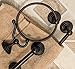 Dynasty Hardware 7511-ORB Bel-Air Towel Ring, Oil Rubbed Bronze
