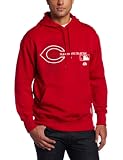 MLB Men's Cincinnati Reds Authentic Collection Change Up Long Sleeve Hooded Fleece Pullover (Pro Scarlet, XX-Large)