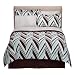 Contemporary Home Chevron Bed in a Bag - Blue